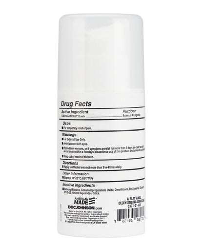 A Play Anal Desensitizing Gel DOC JOHNSON