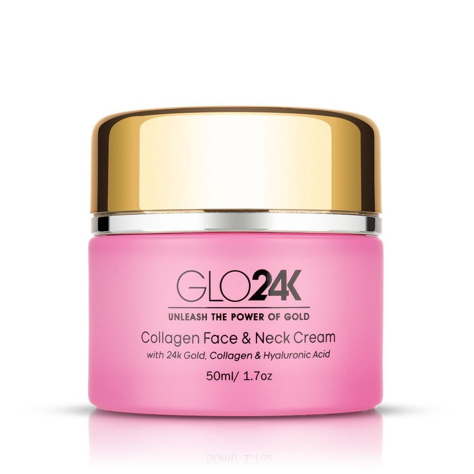 GLO24K Collagen Face &amp; Neck Cream With 24k Gold 