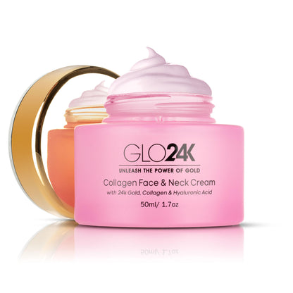 GLO24K Collagen Face &amp; Neck Cream With 24k Gold 