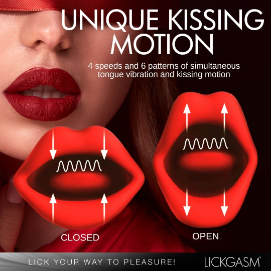 Lickgasm Kiss &amp; Tell Mini Kissing  Clitoral Stimulator XR LLC