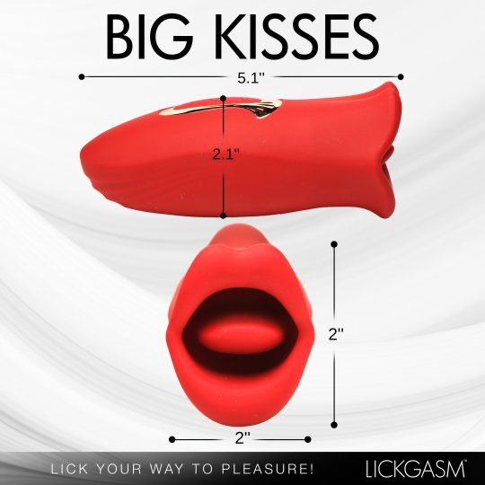 Lickgasm Kiss &amp; Tell Mini Kissing  Clitoral Stimulator XR LLC