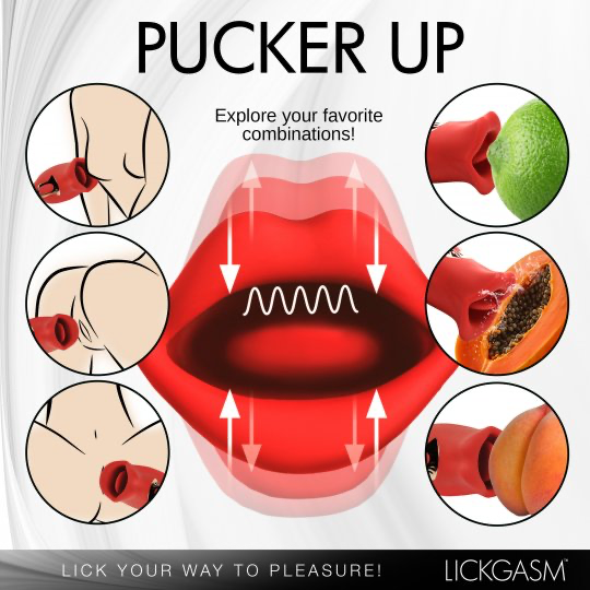 Lickgasm Kiss &amp; Tell Mini Kissing  Clitoral Stimulator XR LLC