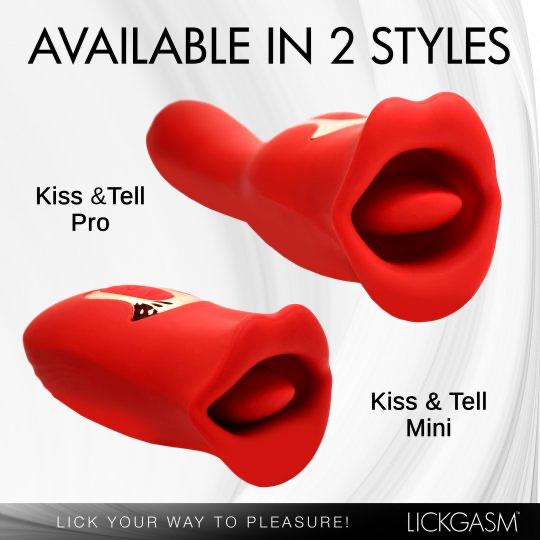 Lickgasm Kiss &amp; Tell Mini Kissing  Clitoral Stimulator XR LLC