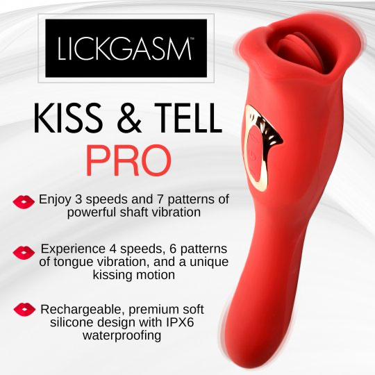 Lickgasm Kiss &amp; Tell Pro Dual-Ended XR LLC