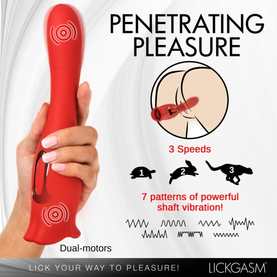 Lickgasm Kiss &amp; Tell Pro Dual-Ended XR LLC
