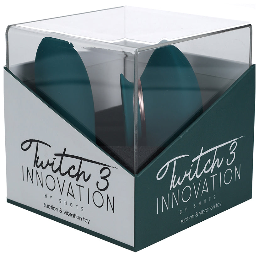 Vibromasseur et aspiration rechargeable Shots Innovation Twitch 3