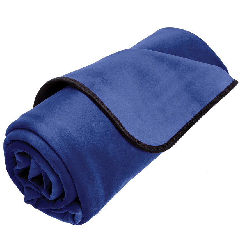 Liberator Fascinator – Travel Throw for Comfort &amp; Relaxation Indigo LIBERATOR