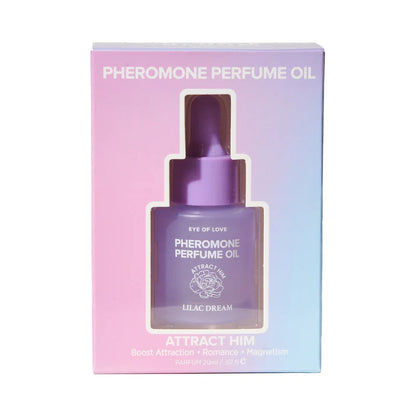 Eye of Love Pheromone Parfum Oil 0.67 oz. bottle showcasing its luxurious design and inviting fragrance.