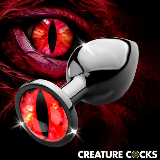 Sinister Eye Red Eye Metal Butt Plug