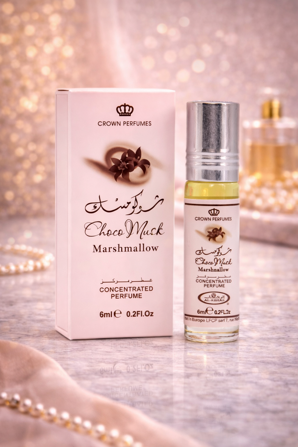 Al Rehab Choco Musk Marshmallow Perfume Oil Roll On 6 Ml