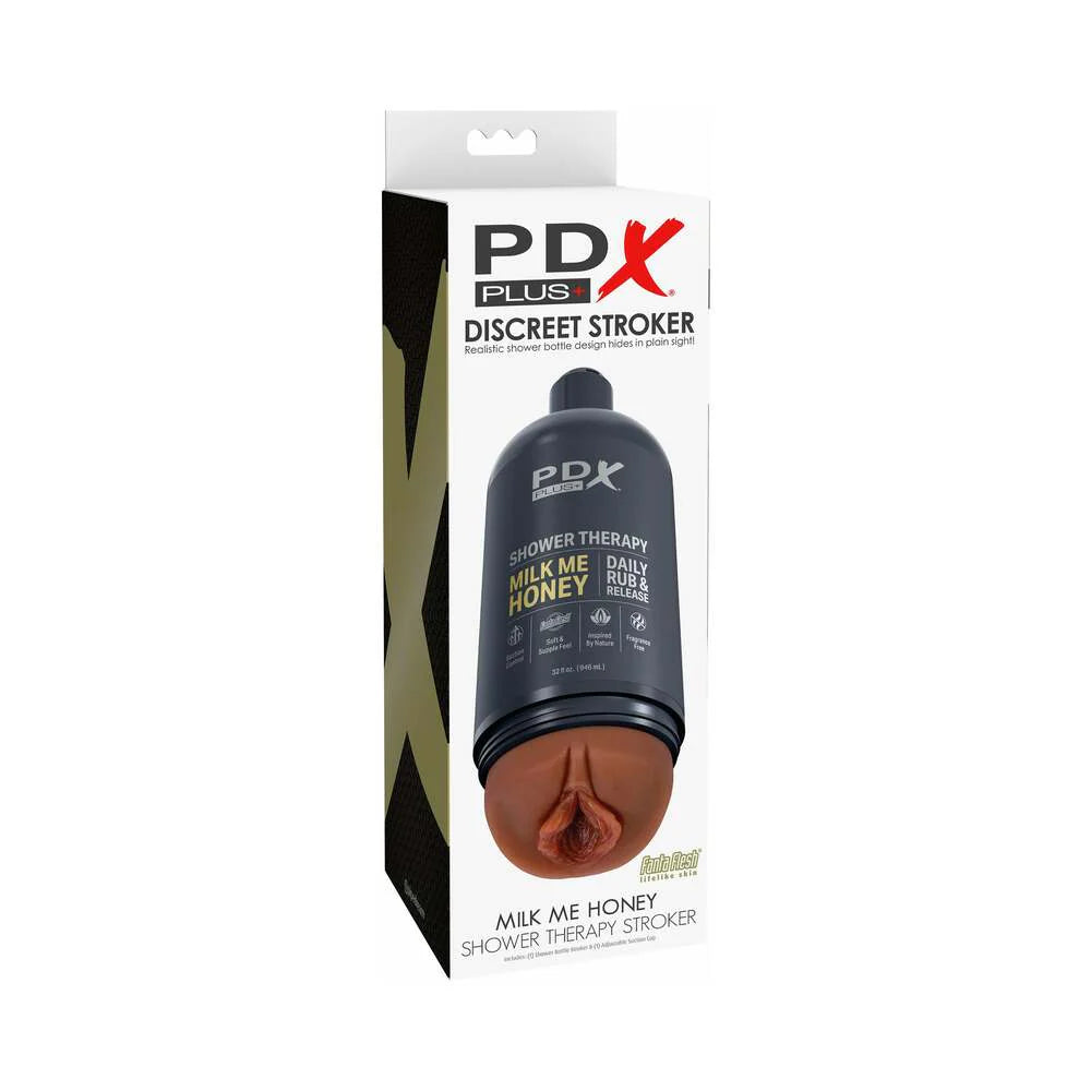 PDX Plus Shower Therapy Milk Me Honey Brown PIPEDREAM