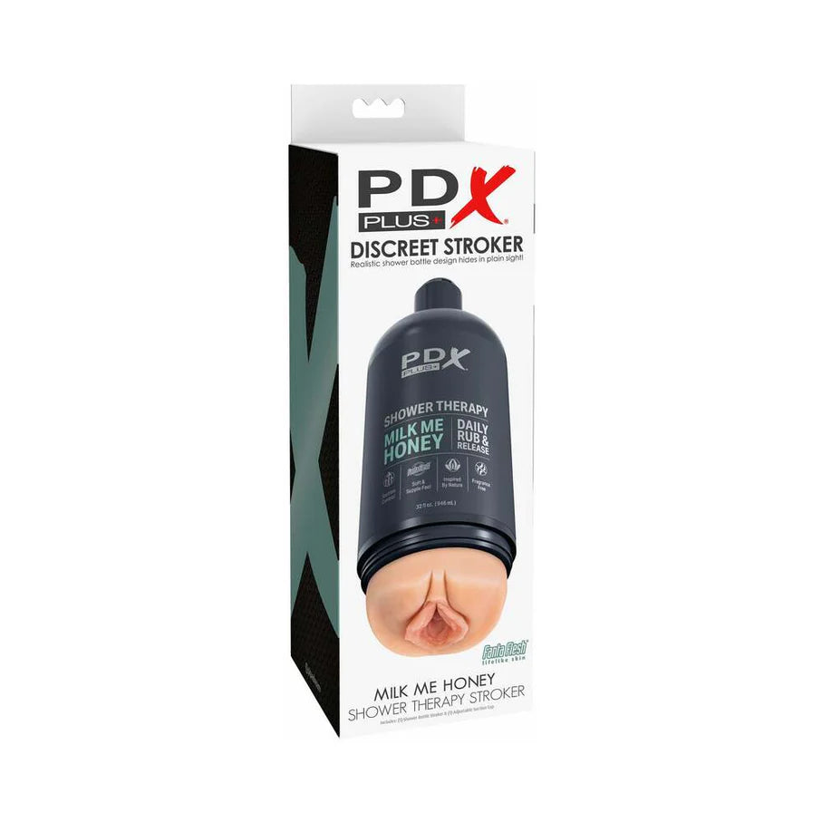 PDX Plus Shower Therapy Milk Me Honey Light PIPEDREAM