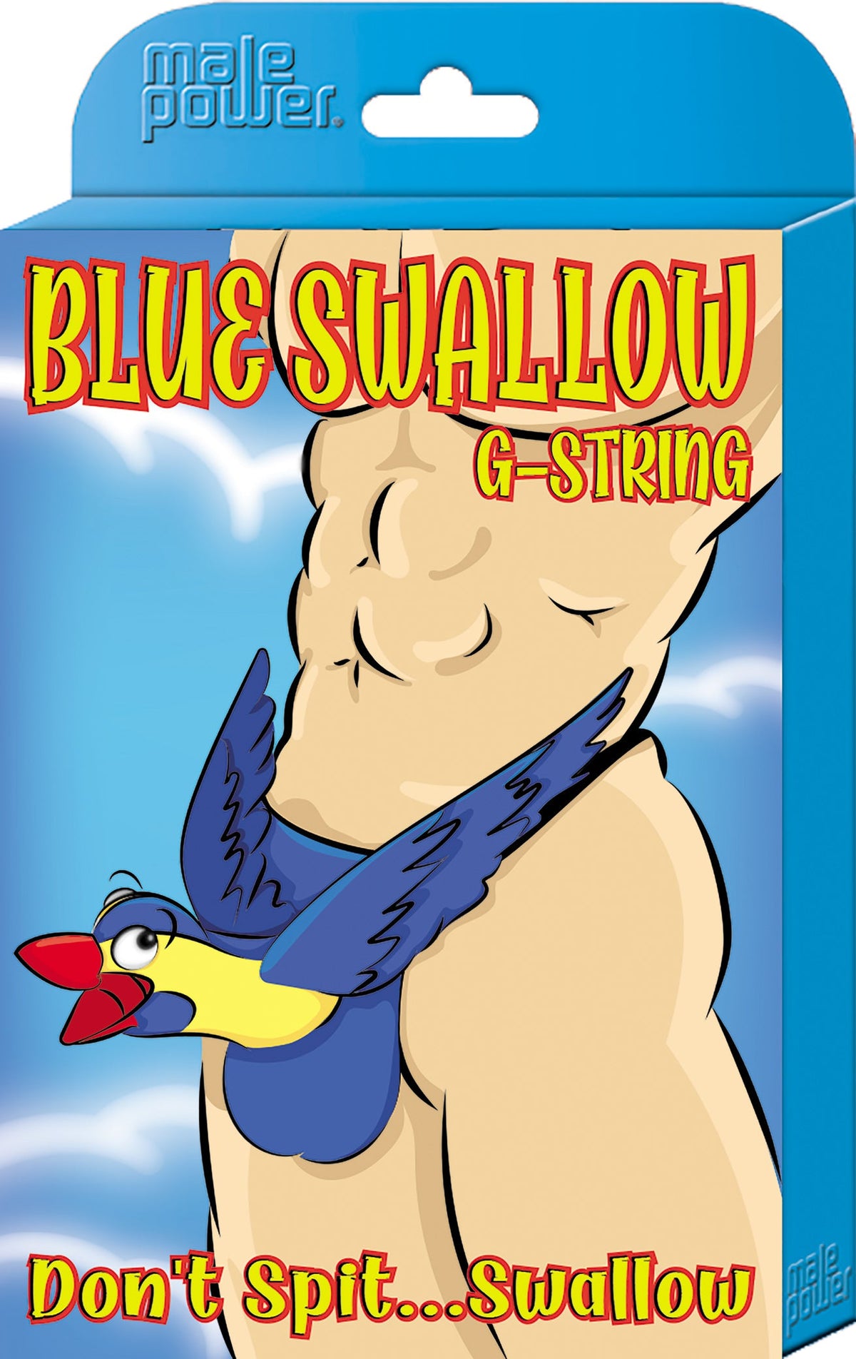 Blue Swallow G-String - One Size - Blue MALE POWER