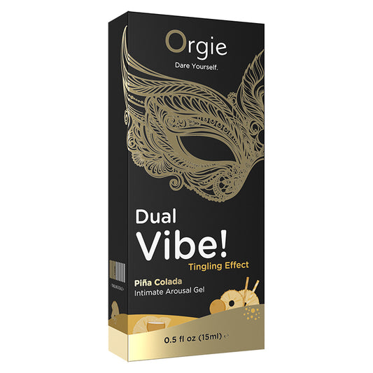 Orgie Dual Vibe! Gel d'excitation intime au citron, gin et tonique