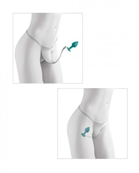 Hookup Crotchless Secret Gem White Fits - SP BOUTIQUE
