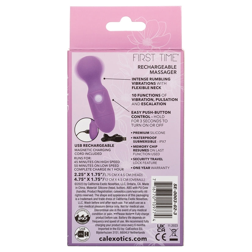 First Time Rechargeable Massager CALEXOTIC