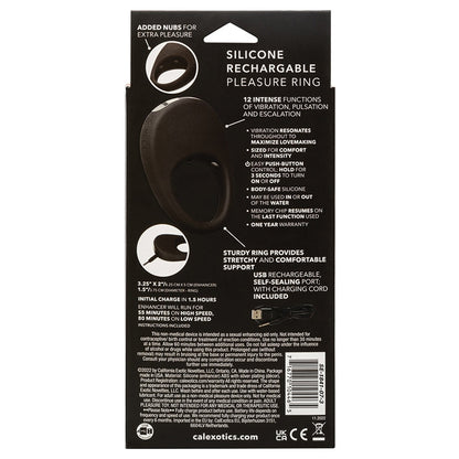 Silicone Rechargeable Pleasure Ring CALEXOTIC