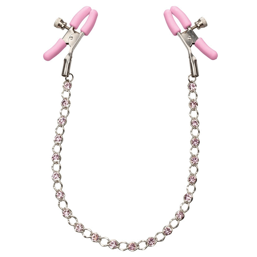 Nipple Play Crystal Chain Nipple Clamps CALEXOTIC