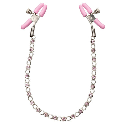 Nipple Play Crystal Chain Nipple Clamps CALEXOTIC