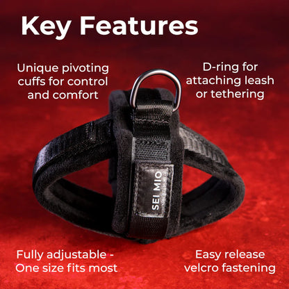 SEI MIO Cross Purposes Unique Over-Wrap Cross Cuff Restraints CREATIVE CONCEPTIONS