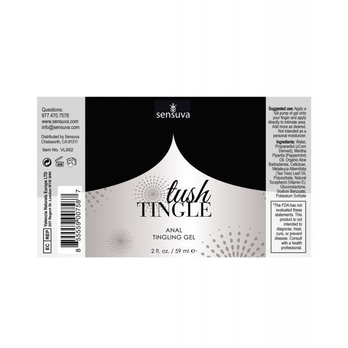 Sensuva Tush Tingle Anal Stimulation Gel SENSUVA