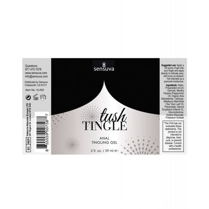 Sensuva Tush Tingle Anal Stimulation Gel SENSUVA