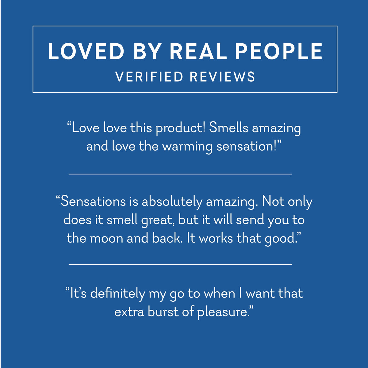 Sensations Warming Lubricant