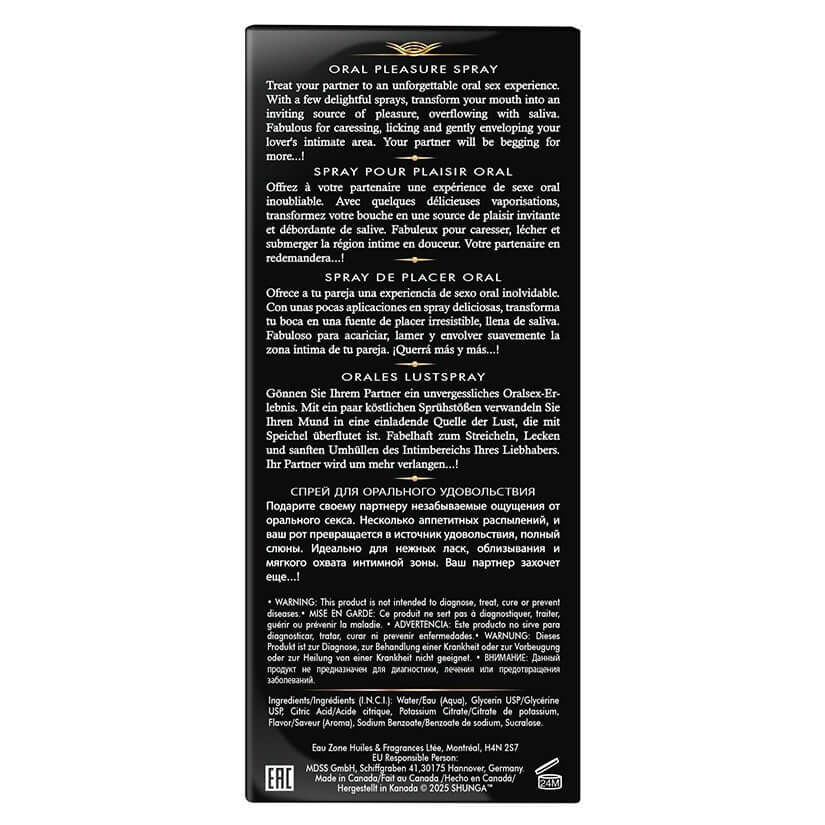 Shunga Waves of Pleasure Oral Pleasure Spray-Sparkling Strawberry