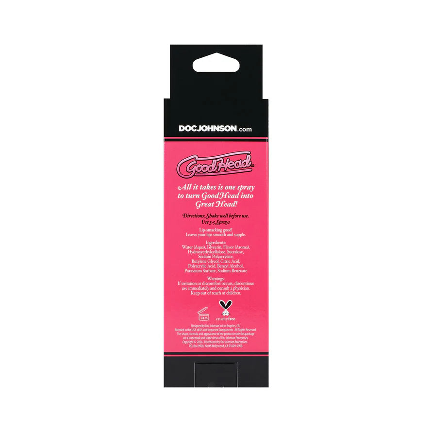 GoodHead Juicy Head Dry Mouth Spray DOC JOHNSON