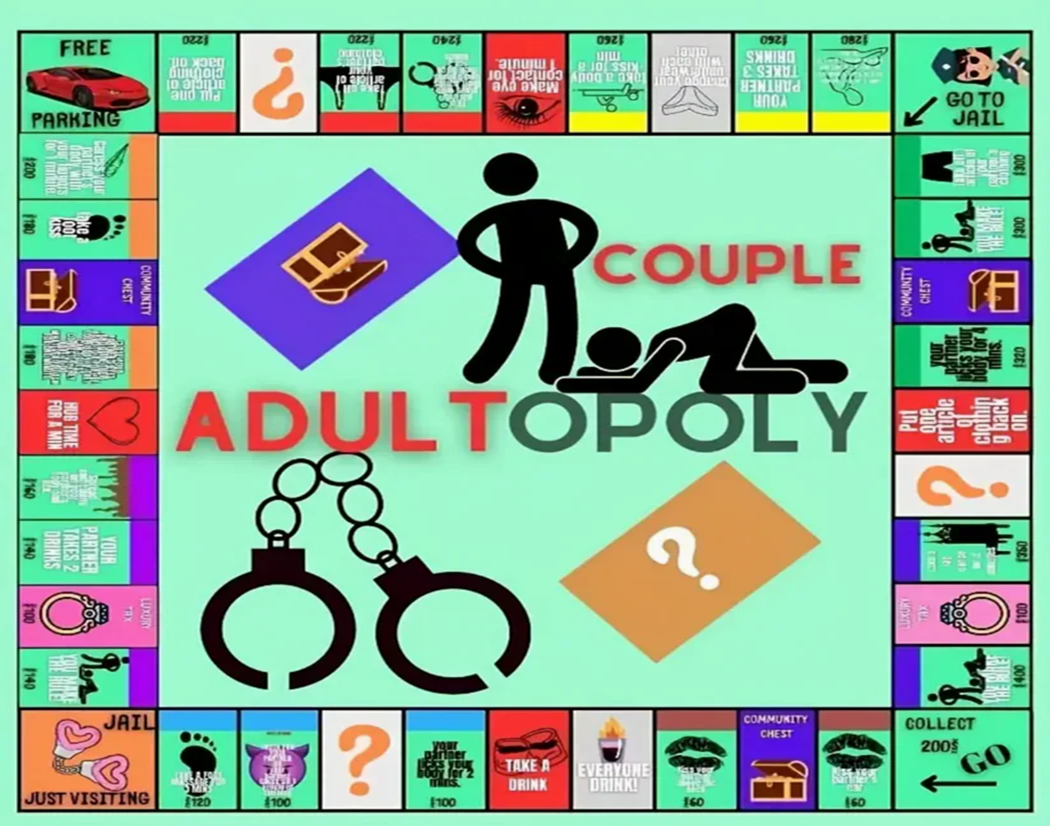 ADULTOPOLY COUPLE BOARD GAME