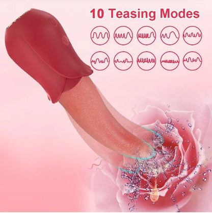 Mia Tongue Licking  Rose - SP BOUTIQUE