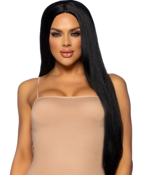 Long Straight 33" Center Part Wig