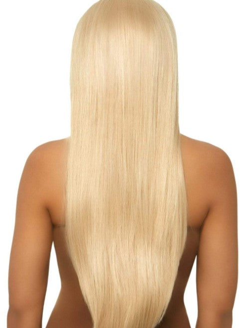 Long Straight 33" Center Part Wig