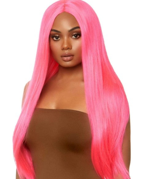 Long Straight 33" Center Part Wig