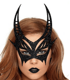 Leg Avenue Glitter Devil Mask