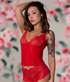 Sugar High Plunge Bustier & Boy Short Set EXPOSED