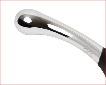 Fifty Shades of Grey Sweet Pressure Silicone &amp; Metal Wand in an elegant setting, emphasizing its quality and sophistication for enhancing romantic experiences.