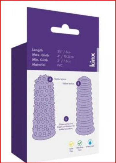 Lust Finger Sleeves 2 Pack Kinx