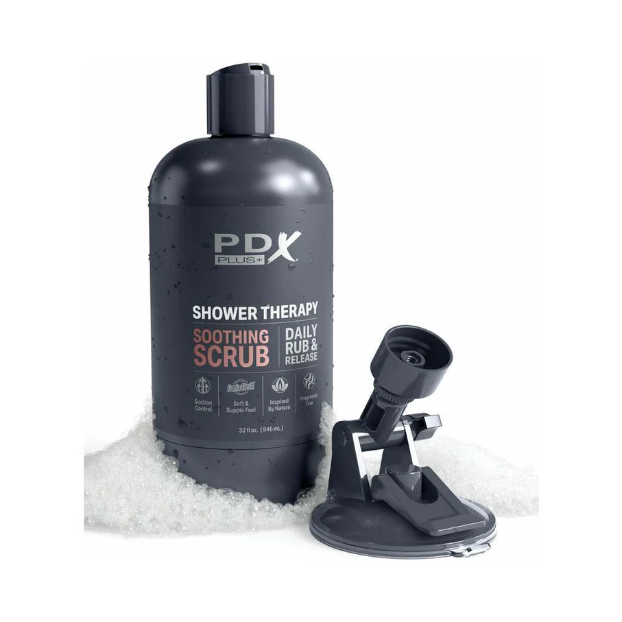 PDX Plus Shower Therapy Soothing Scrub Tan PIPEDREAM