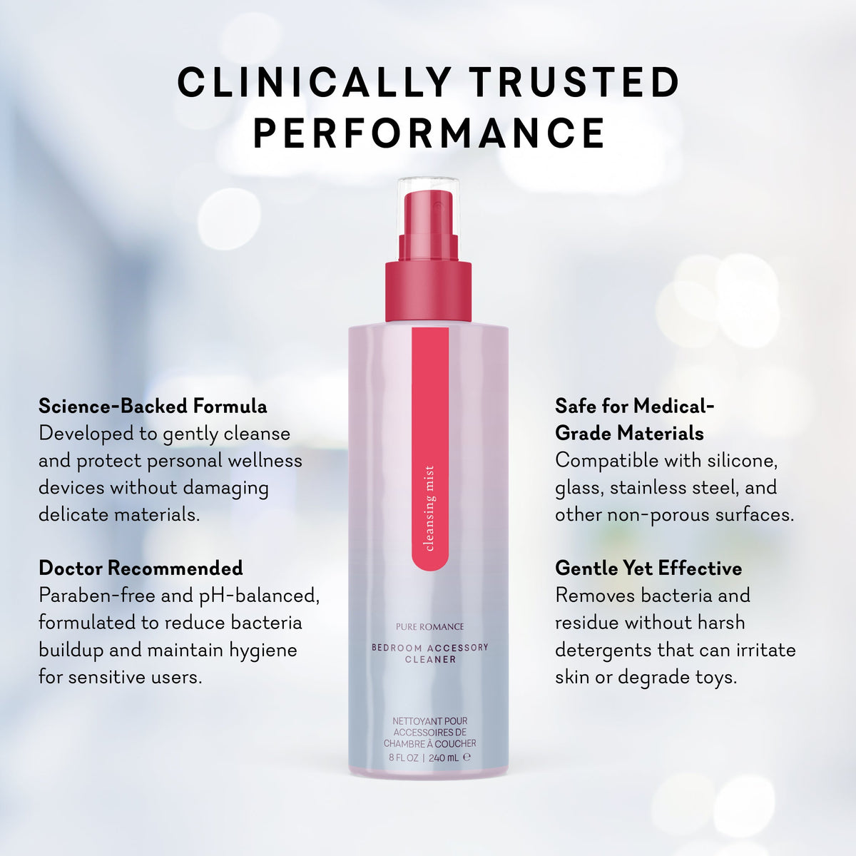 Cleansing Mist Paraben-Free Product Cleaner