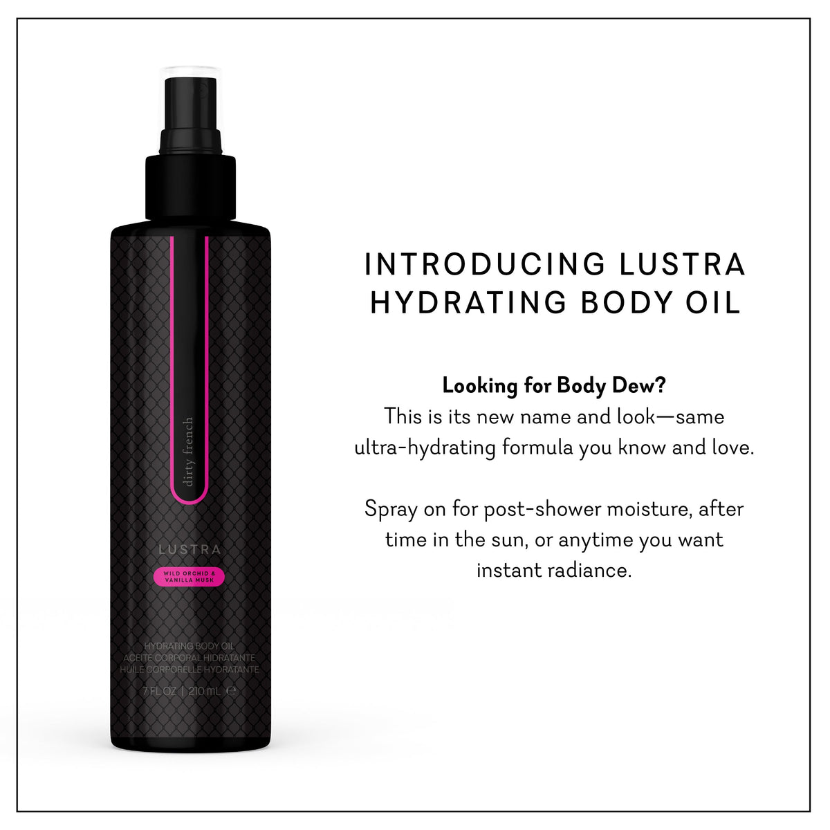 Lustra - Dirty French Hydrating Body Oil