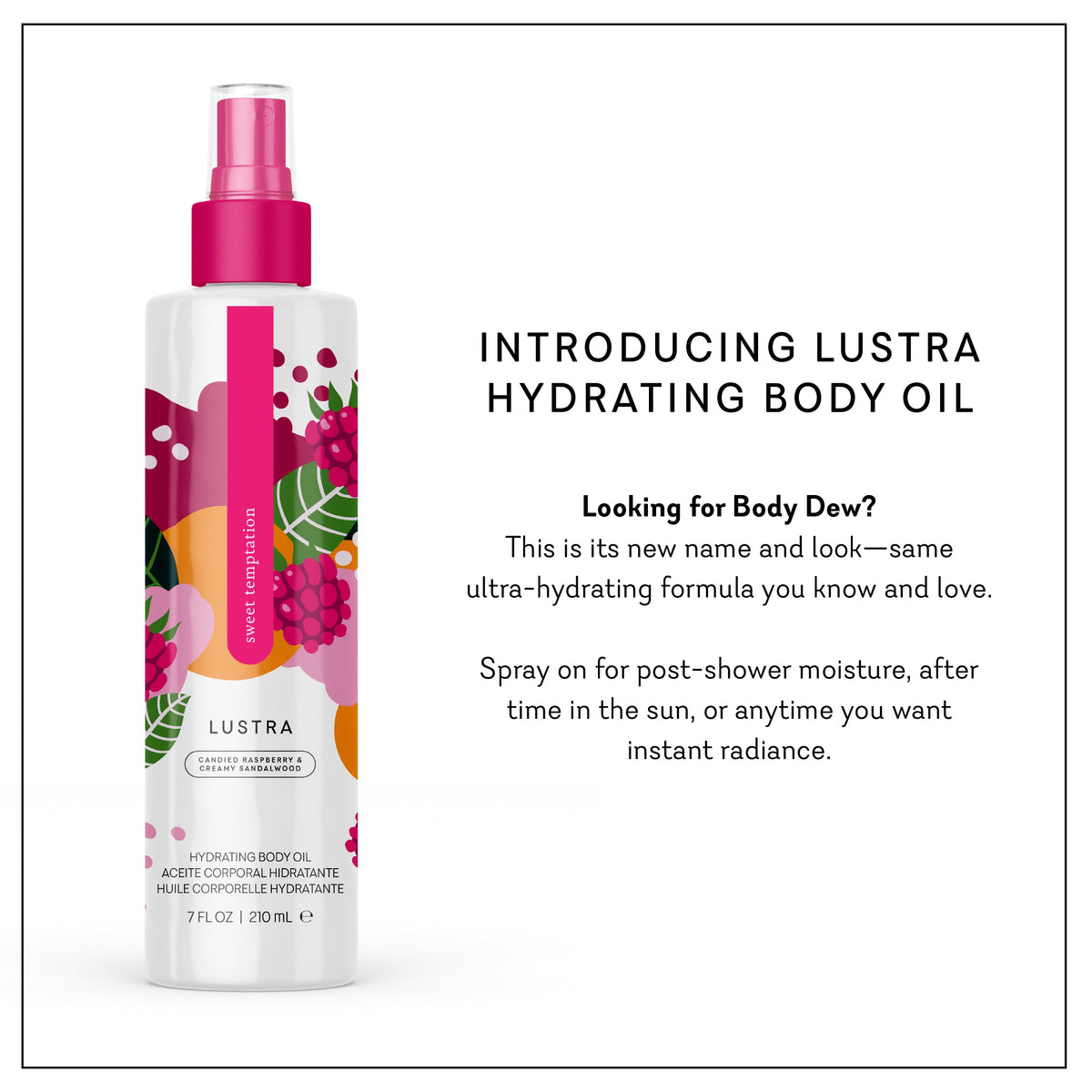 Lustra - Sweet Temptation Hydrating Body Oil