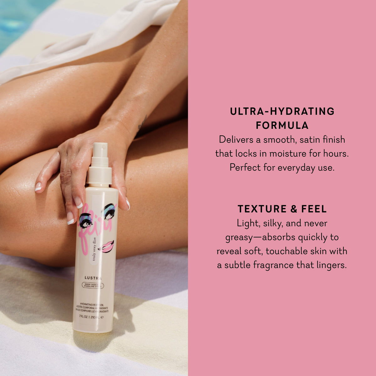 Lustra - Truly Sexy Flirt Hydrating Body Oil