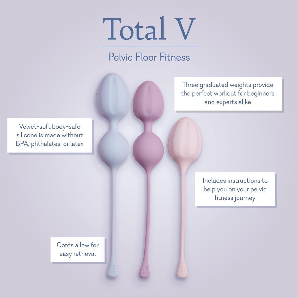 Total V Kegel Exercise Set