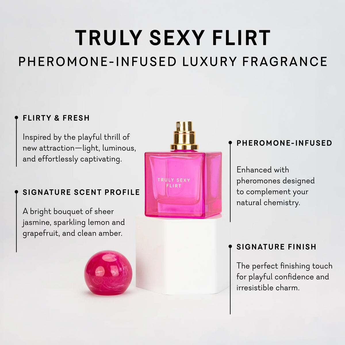 Truly Sexy Flirt Perfume Pheromone - Infused Luxury Fragrance