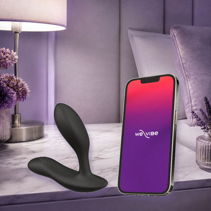 We-Vibe Vector+ Dual Stimulation Prostate Massager Charcoal Black