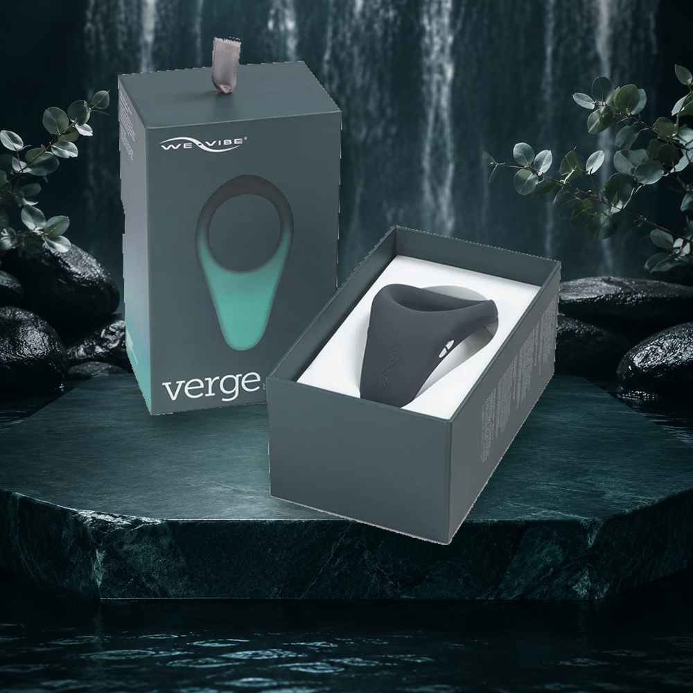 We-Vibe Verge Rechargeable Vibrating Perineum Stimulator Cockring Slate