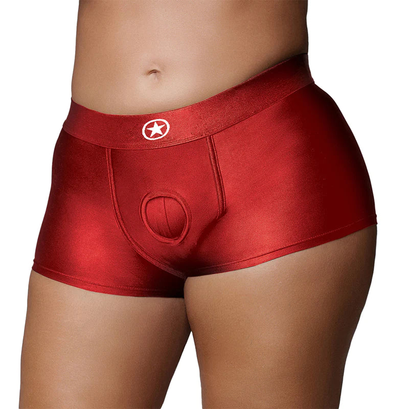 Ouch! Vibrating Strap-On Boxer SHOTS