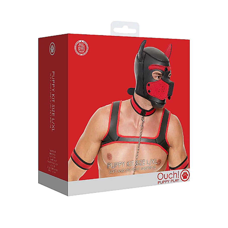 Ouch! Puppy Play 8-Piece Neoprene Puppy Kit OUCH!