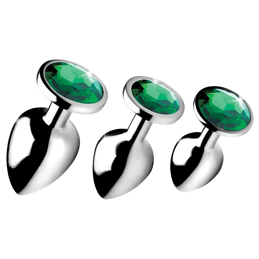 Booty Sparks Emerald Gem Anal Plug Set XR BRAND